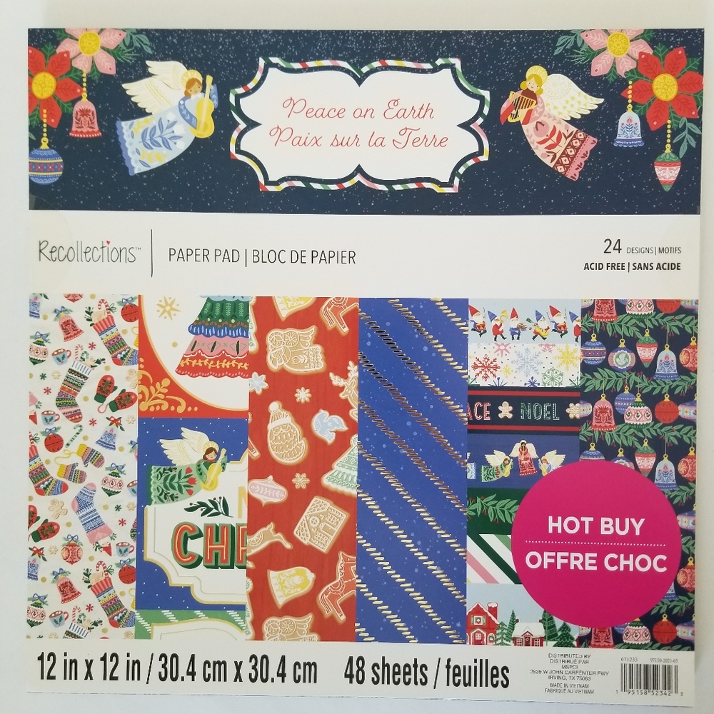 Paper Pad Peace on Earth by Recollections